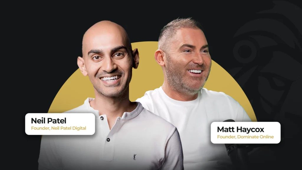 Matt Haycox and Neil Patel talks about SEO & Marketing