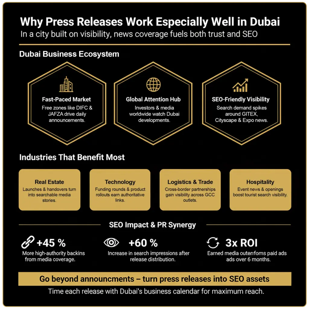 Why Press Releases Work Especially Well in Dubai
